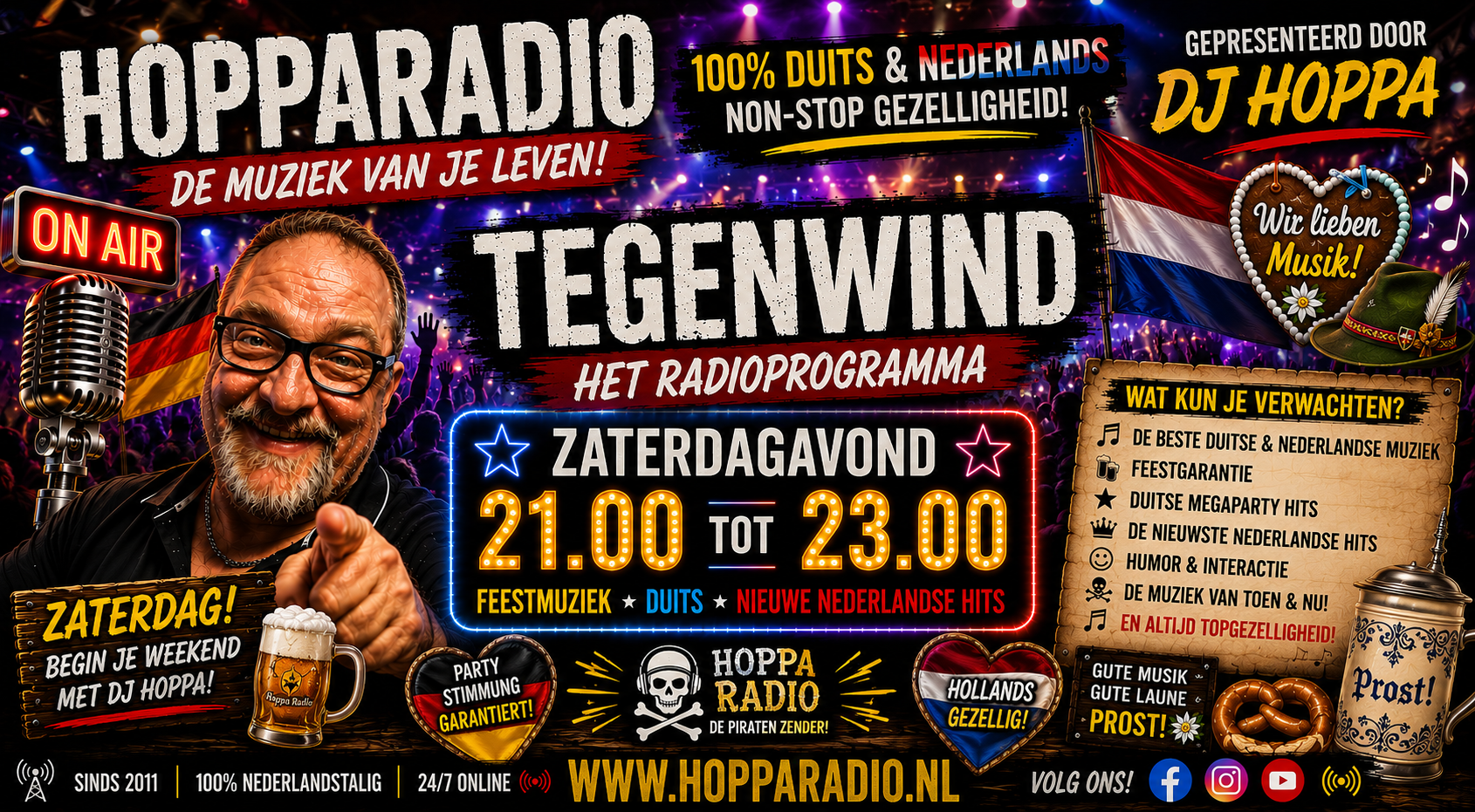 HoppaRadio flyer: 001 - flyer - 12 - 6 - 26 djhoppa